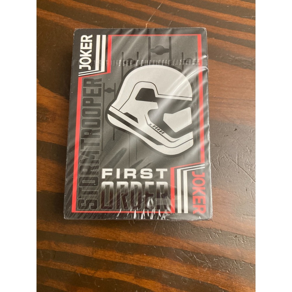 Star Wars The Force Awakens Playing Cards in Storm‎ Trooper Helmet Case - Picture 4 of 8
